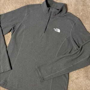 The North Face Women's Gray Quarter-Zip Sweatshirt